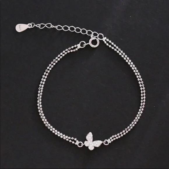 Jewelry - BUTTERFLY 925 STERLING SILVER BRACELET, NICE BRACELET, CUTE BRACELET